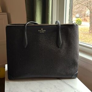 Kate Spade Tote - Black Glitter
